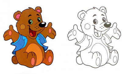 Первая раскраска малыша (Новая серия)