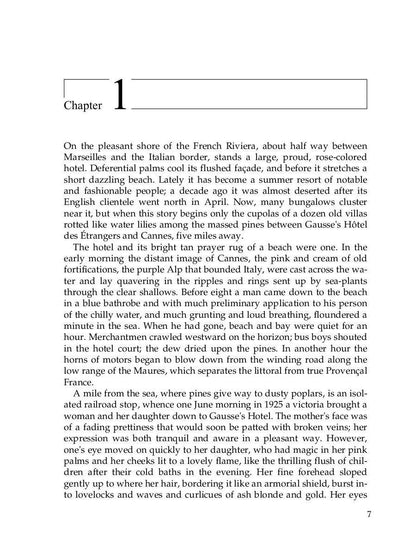 Tender Is the Night: на англ., яз