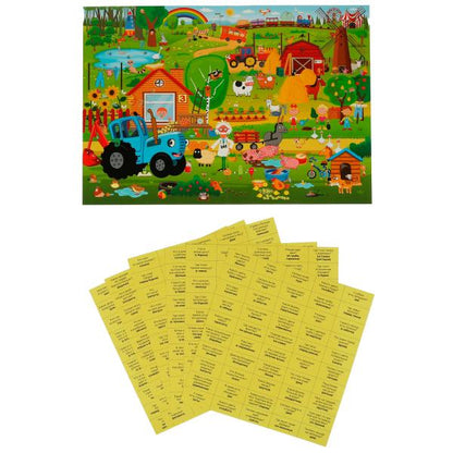 Синий Трактор. Victorine dans les cartes. Умные игры.в кор.10шт
