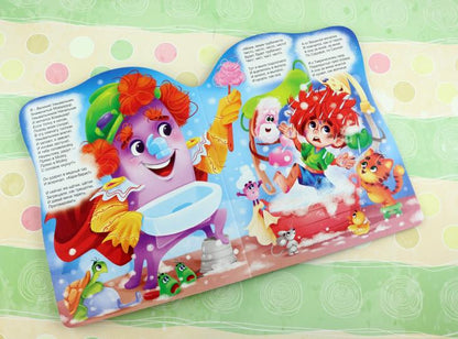 ВЫРУБКА с глазками 22мм. К.ЧУКОВСКИЙ. МОЙДОДЫР