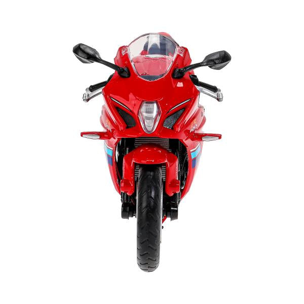 Модель металл suzuki gsx-r1000 МОТОЦИКЛ, 17 см, вращающийся руль, подвеска Технопарк в кор.24шт