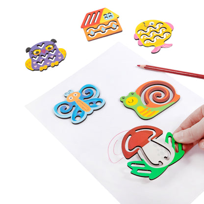 Трафареты из дерева Далекий край Лес (10 шт.)