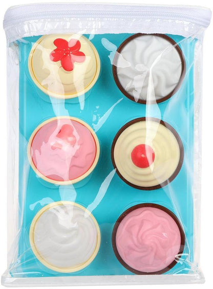 ИГРОВОЙ НАБОР "ЛАКОМКА" (7ПР.) ( МОРОЖЕНОЕ 3ШТ., КЕКС 3ШТ., ПОДСТАВКА) в кор.17шт