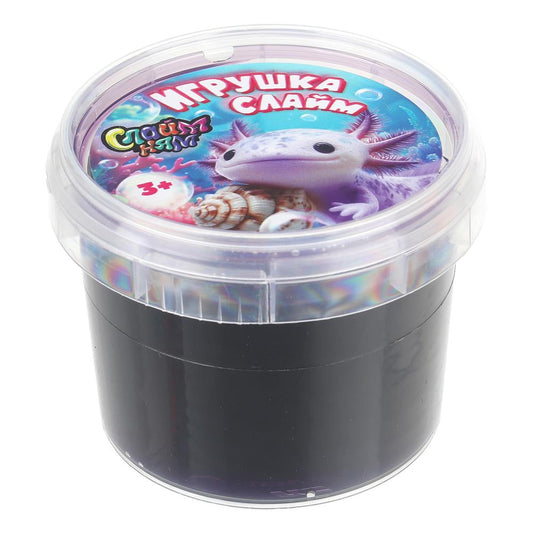 Игрушка слайм аксолотль, базовый фиолетовый, 100 г Слайм-Ням в кор.48шт