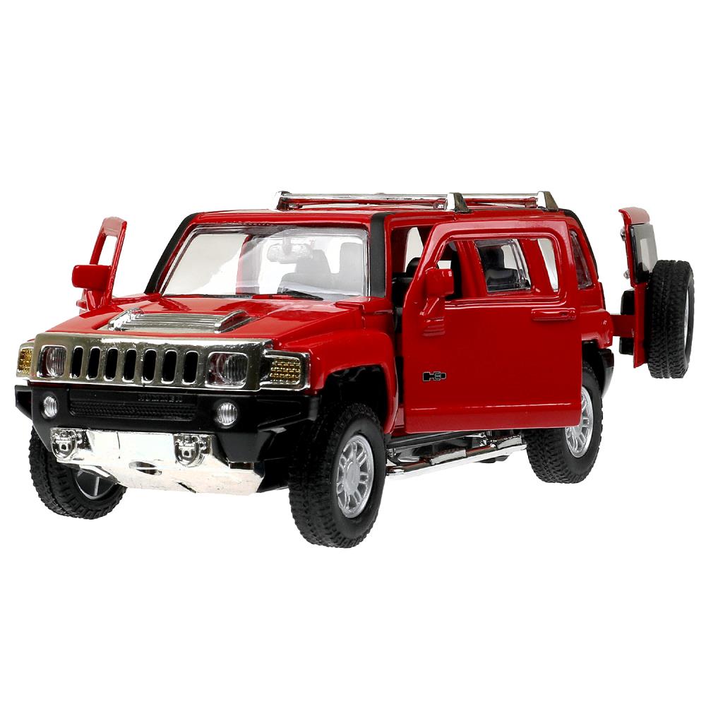 Машина металл светзвук HUMMER h3, 14,4 см, двери, багажник, инерция Технопарк в кор.2*24шт