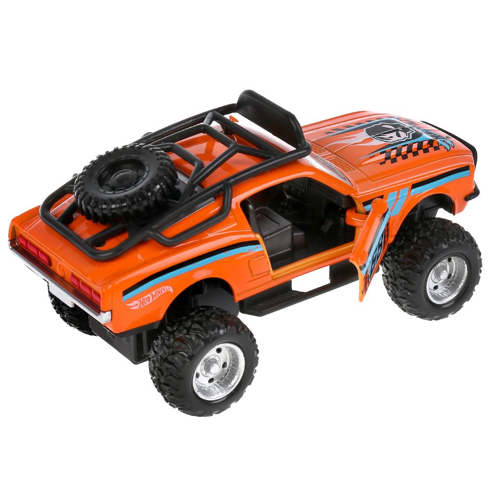 FY628-1 304277 Машина металл свет-звук hot wheels СПОРТКАР, 12,5 см, двери, инерц, кор. Технопарк в