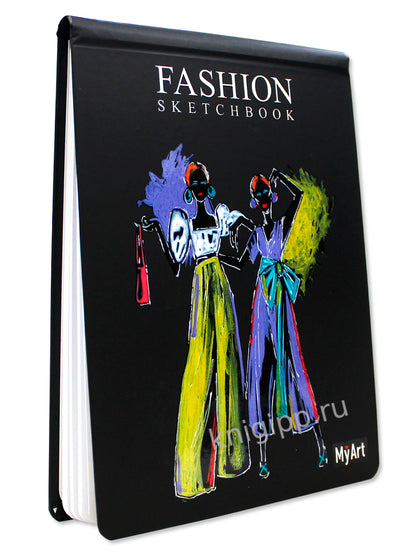 My Art. Fashion СКЕТЧБУК на гребне. Дуэт