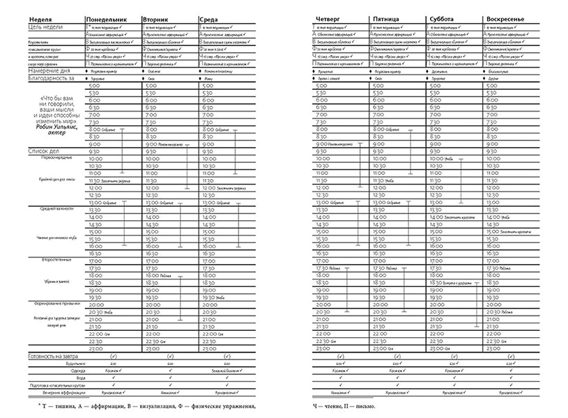 Магия утра. Ежедневник