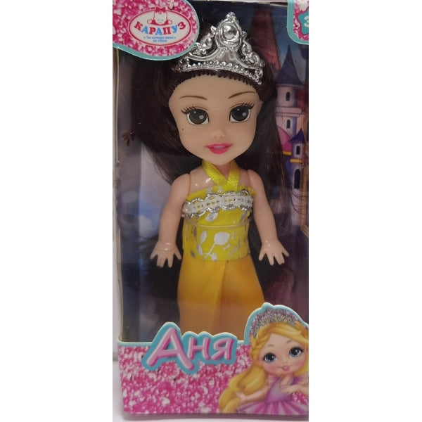 Кукла Анечка 12 см, акс, кор КАРАПУЗ в кор.2*240шт