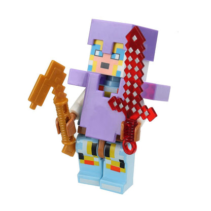 Figurine de constructeur pour mon monde avec accessoires, maîtres de l'époque, en cor.120