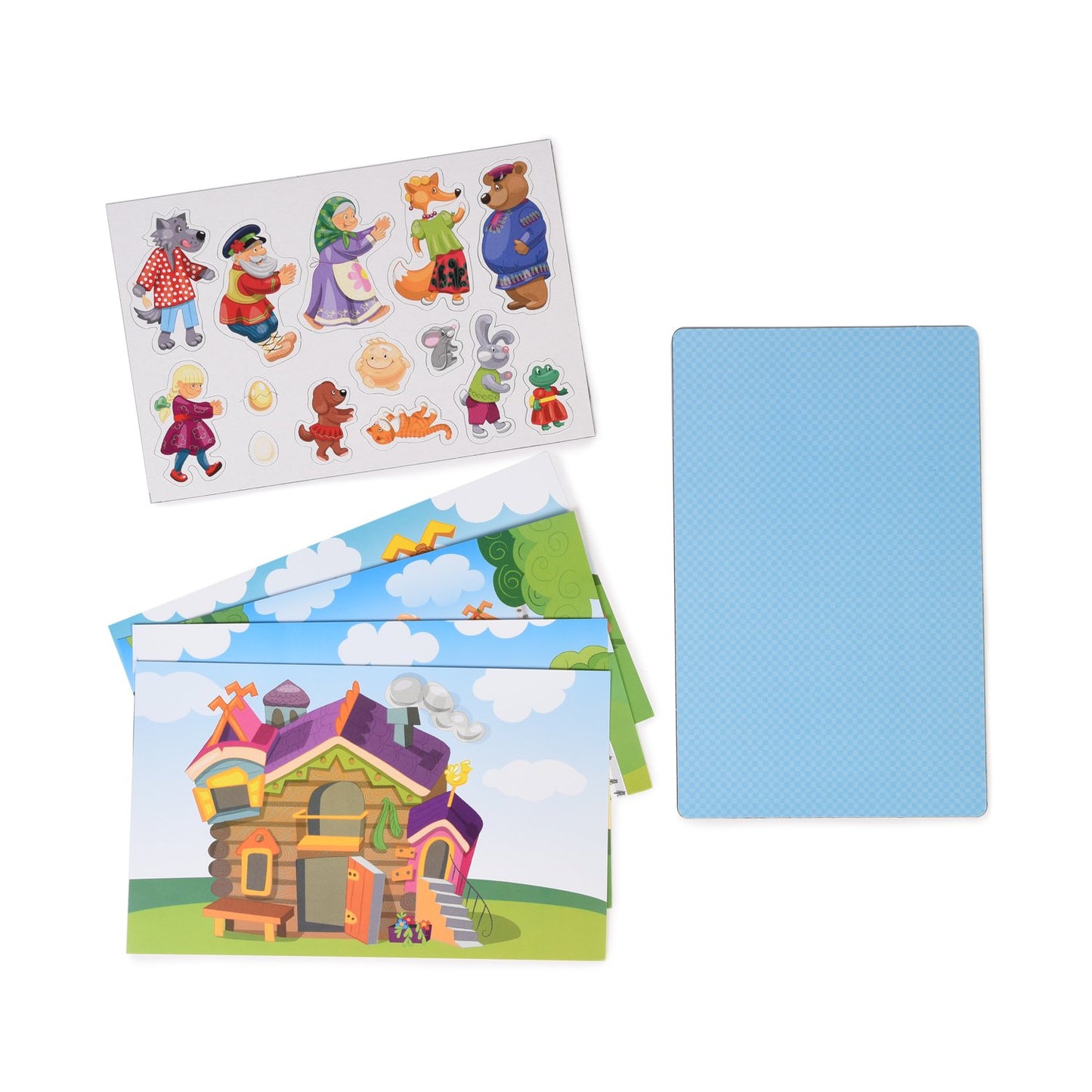 Игра магнитная "В гостях у сказки" Серия Магнитные истории (европодвес)