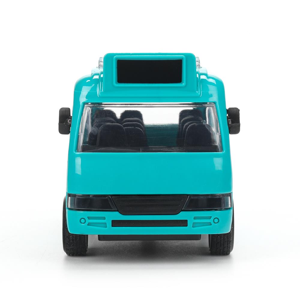 Machine en plastique АВТОБУС 12 см, инерция, дверь Технопарк в кор.2*120шт