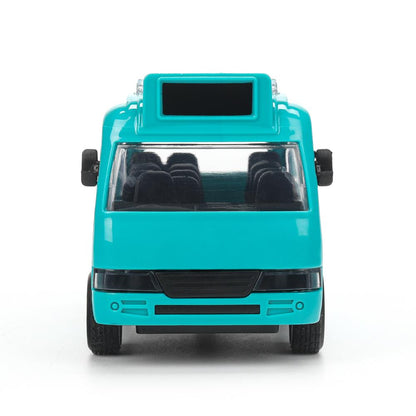 Machine en plastique АВТОБУС 12 см, инерция, дверь Технопарк в кор.2*120шт