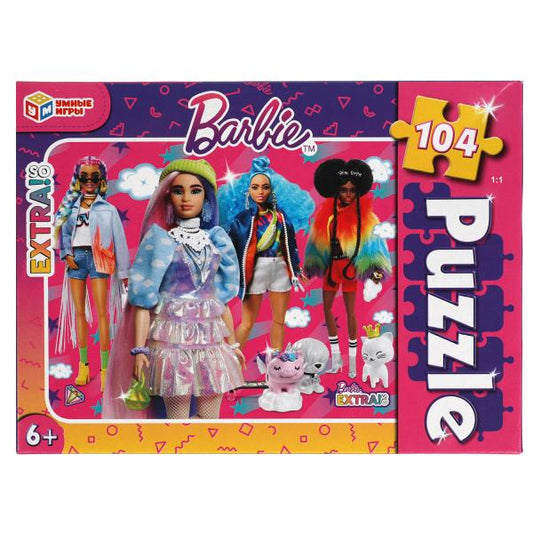 Barbi. Пазлы классические в коробке. Пазл 104 détails. Умные игры в кор.24шт