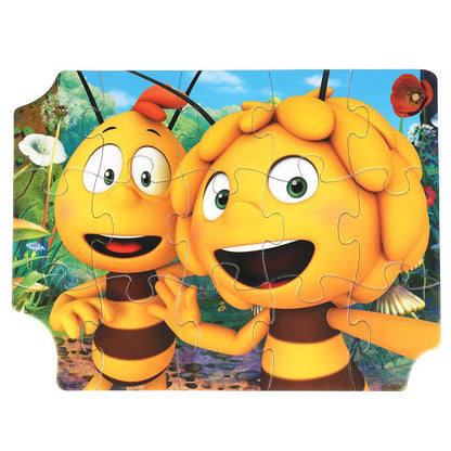 309782 Пчелка Майя. Пазлы в рамке (15 дет.) Умные игры в кор.50шт