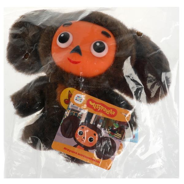 Игрушка мягкая СОЮЗМУЛЬТФИЛЬМ Чебурашка 14см., муз. чип, в упаковке, МУЛЬТИ-ПУЛЬТИ в кор.24шт