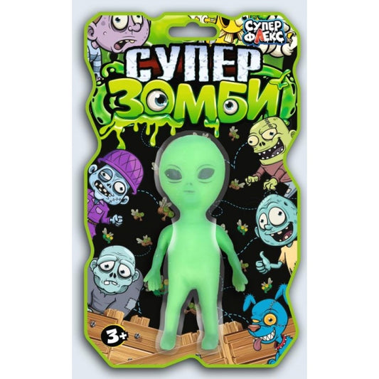 Игрушка тянучка МОНСТР инопланетянин ИГРАЕМ ВМЕСТЕ в кор.3*12шт