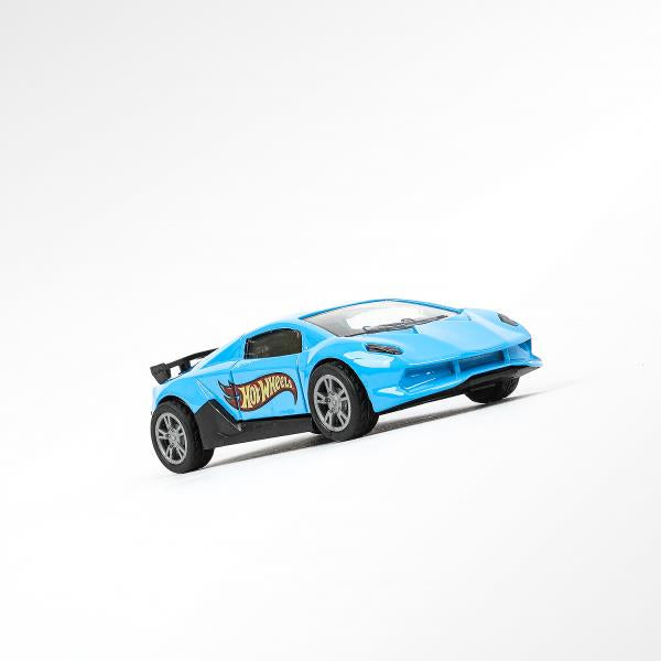 Machine en métal Hot Vils SPОРТКАР 9,5 см, синий, инерц., кор. - dans le cor.2*120шт