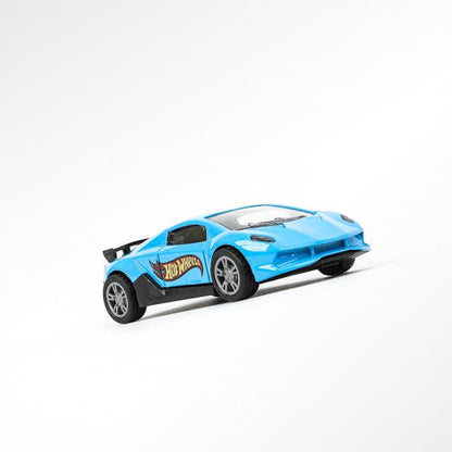 Machine en métal Hot Vils SPОРТКАР 9,5 см, синий, инерц., кор. - dans le cor.2*120шт