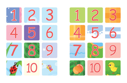 Я считаю с пеленок: книжка с наклейками