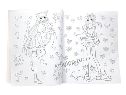 РАСКРАСКА АНИМЕ. ГЕРОИ МАНГИ