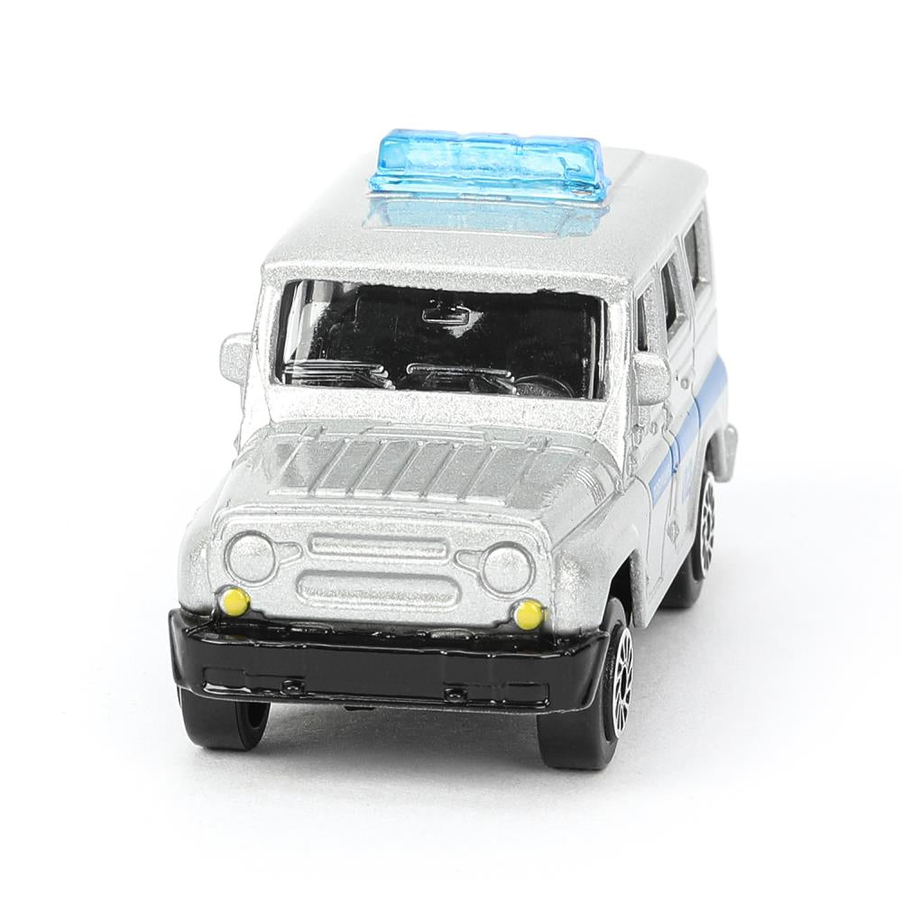 Машина металл УАЗ СПЕЦТЕХНИКА 7,5 см, в ассортименте, блистер. Технопарк в кор.3*96шт