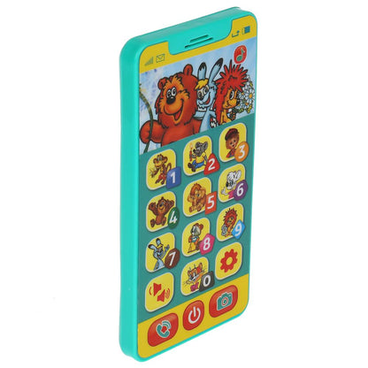 Телефон Шаинский музыка 100 песен, загадок и звуков, реалистичные звуки телефона Умка в кор.120шт