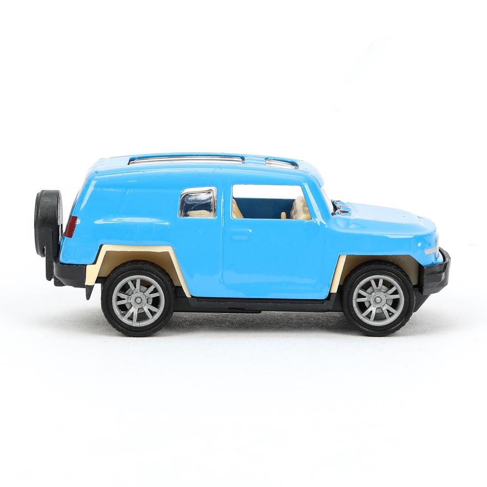 Машина металл TOYOTA fj Cruiser, размер 7,5 см, инерция, блистер - в кор.2*288шт