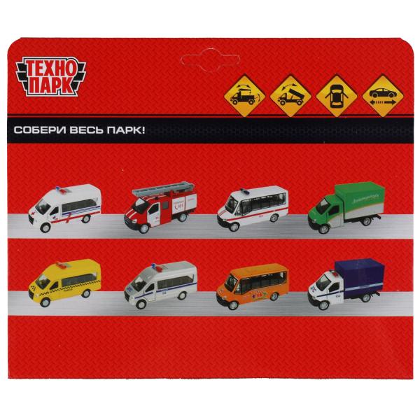 Машина металл ГАЗЕЛЬ NEXT АВАРИЙНАЯ СЛУЖБА 16 см, двер, подв дет, ин, кор. Parc technologique dans le cor.2*30шт