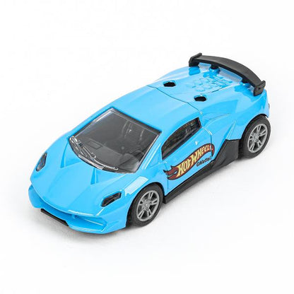 Machine en métal Hot Vils SPОРТКАР 9,5 см, синий, инерц., кор. - dans le cor.2*120шт