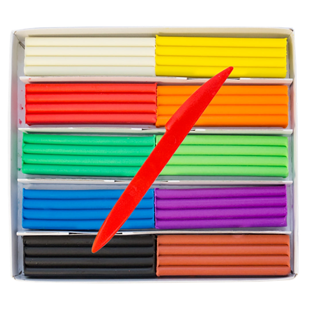 Луч. Пластилин "Кроха" плавающий 10 цв. арт.29С 1768-08 /20