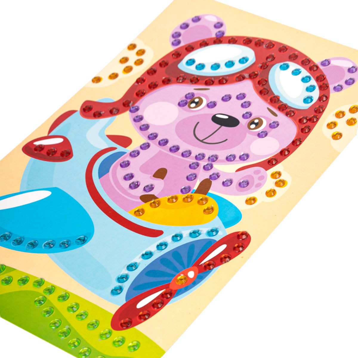 Набор для творчества. Risunok из страз "Мишка-пилот"