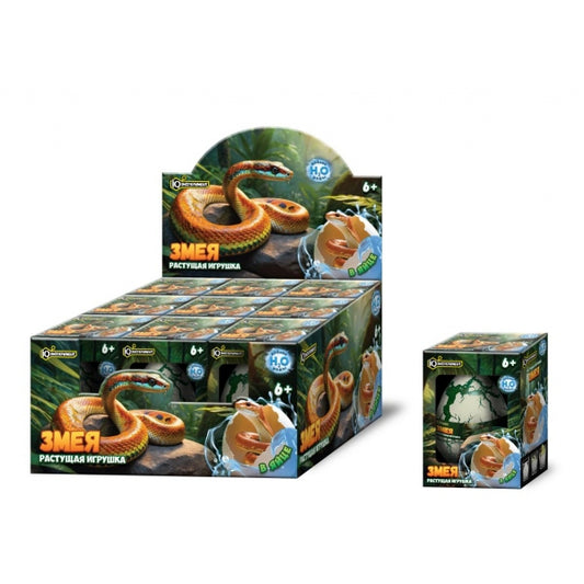 Растущее ЯЙЦО змея, дисплей IQ Эксперимент уп-12шт в кор.12уп