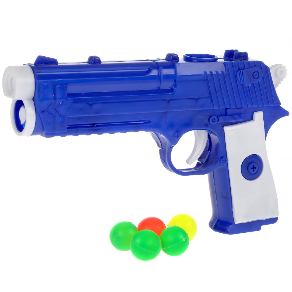 Набор полиции пистолет с шариками и мягкими пулями на блистере ТМ "ИГРАЕМ ВМЕСТЕ" в кор.2*144шт