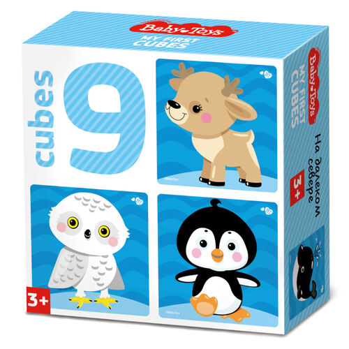 Кубики "На краю земли" (без обклейки) 9 шт Детские игрушки