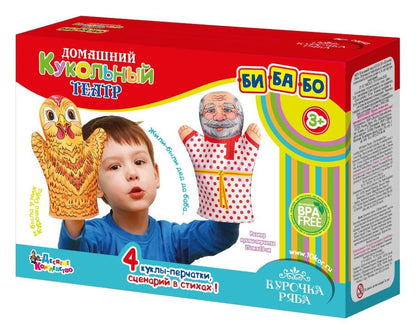 Théâtre domestique "Курочка Ряба" (4 pièces)