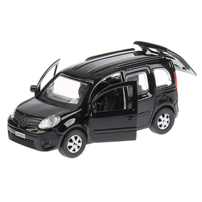 ТМ Технопарк. Машина металл "RENAULT KANGOO" 12см, открыв. двери, инерц., ЧЕРНЫЙ в кор. в кор.2*36шт