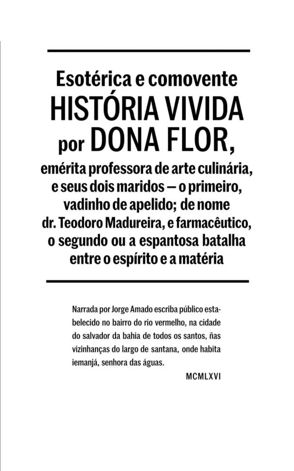 Дона Флор и два ее мужа (португальский язык, неадаптир.)