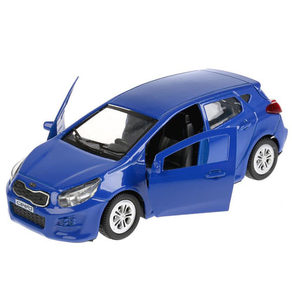 CEED-BU 273057 Машина металл "KIA CEED" 12см, открыв. двери, инерц., синий в кор. Технопарк в кор.