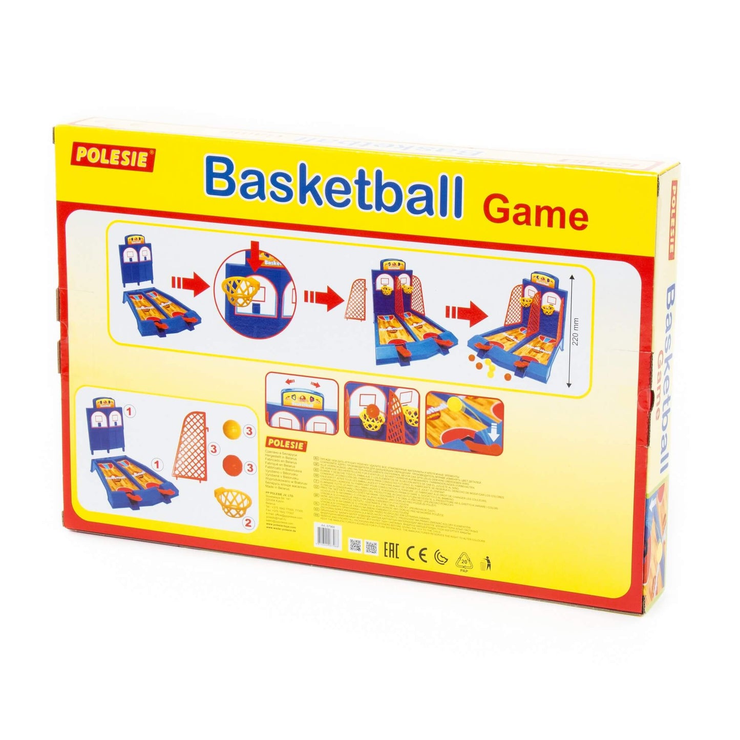 Игра настольная Баскетбол для 2-х игроков (в коробке) 41,5х5х28 см.