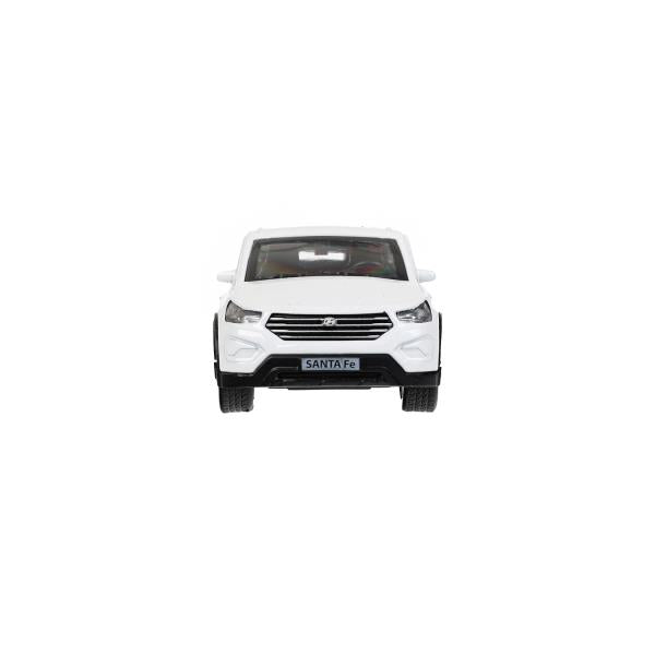 Machine en métal HYUNDAI SANTAFE 12 cm, double, bagage, acier, blanc, cor. Parc technologique dans le cor.2*36шт