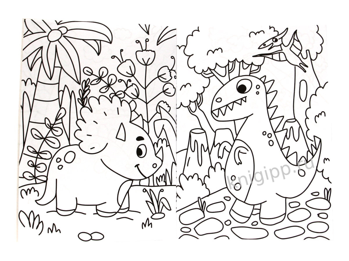 РАСКРАСКА ТОЛЬКО ДЛЯ МАЛЬЧИКОВ. ДИНОЗАВРИКИ