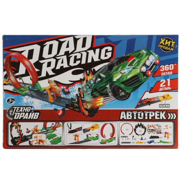 Véhicule avec catapulte, 3 machines, cor.38*24,5*5 cm, ТЕХНОДРАЙВ dans cor.2*24шт