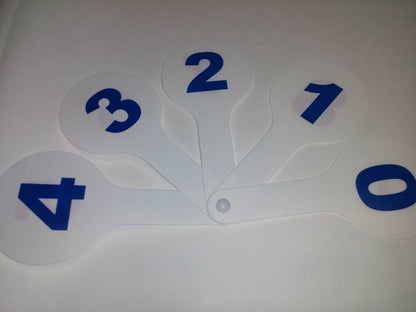 Касса-веер цифры от 0 до 9, ПЛАСТИЛИН КОЛЛ 670446