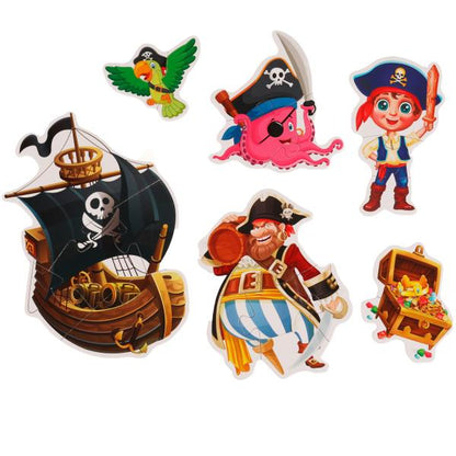 Макси-пазлы. Храбрые пираты. 150х180х40 мм. Умные игры. в кор.50шт