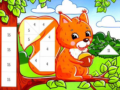 Забавные животные: книжка с наклейками