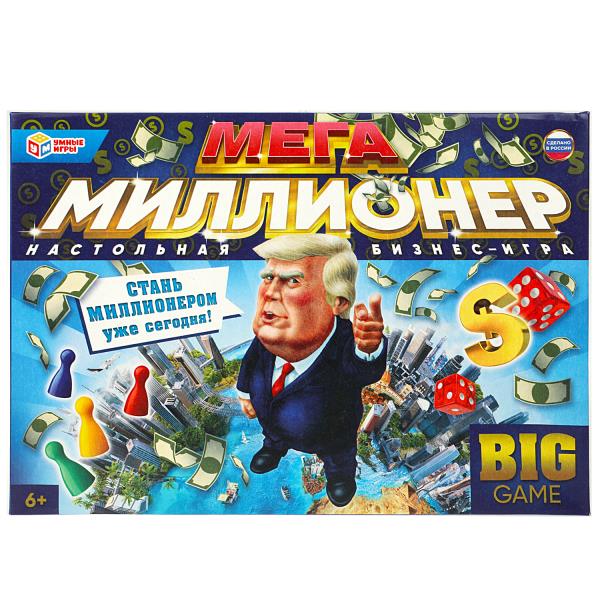 МЕГА-millionnaire. МЕГА-ходилка. 420х290х30 mm. Умные игры в кор.20шт