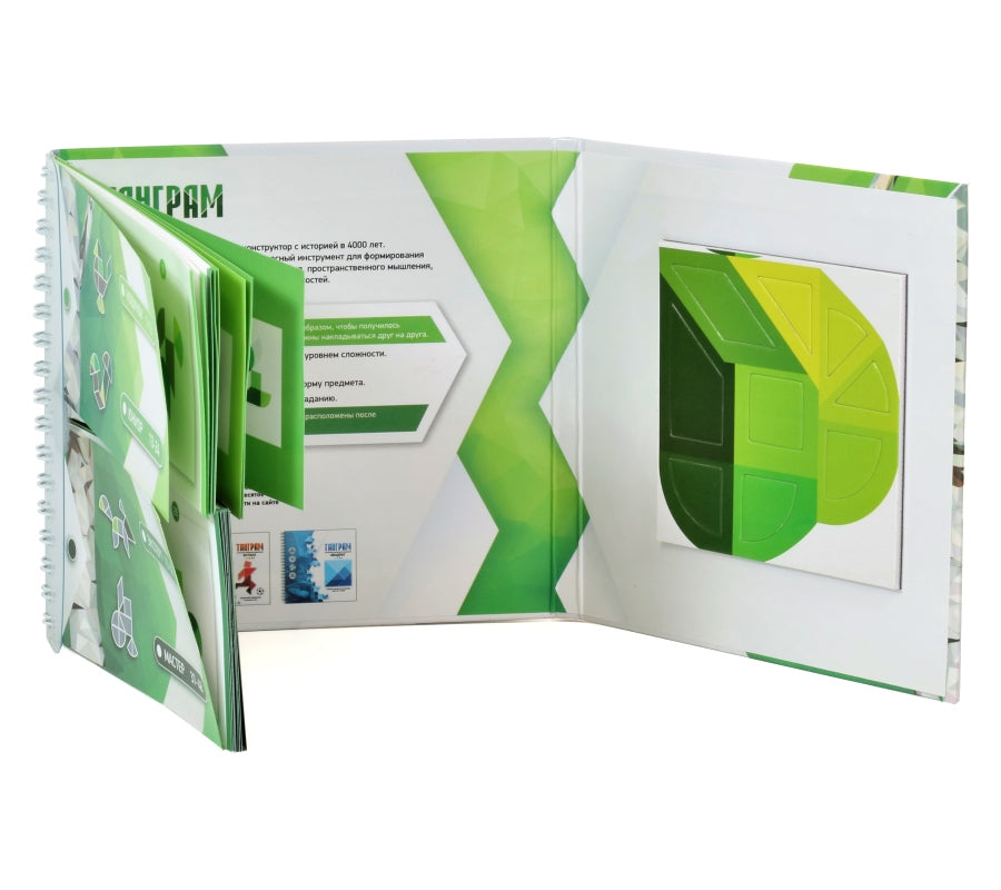 ИГРА МАГНИТНАЯ ГОЛОВОЛОМКА ТАНГРАМ "ЛИСТИК" в кор.50шт