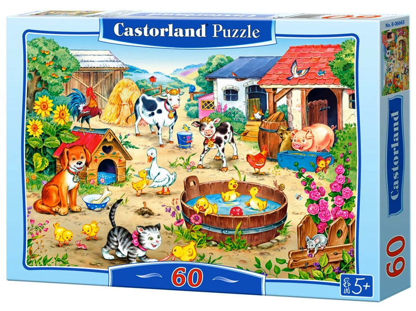 Castorland. Пазл 60 MIDI арт.B-06489 "Ферма"