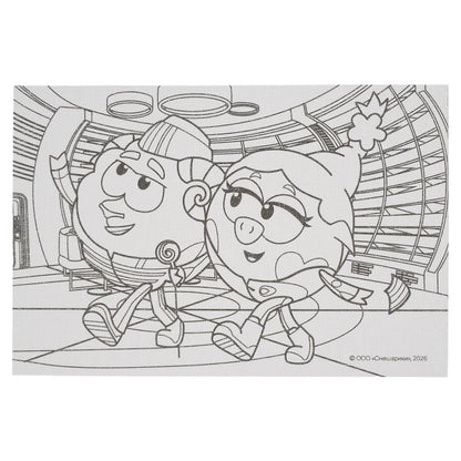 Холст для росписи Смешарики д1 MultiArt